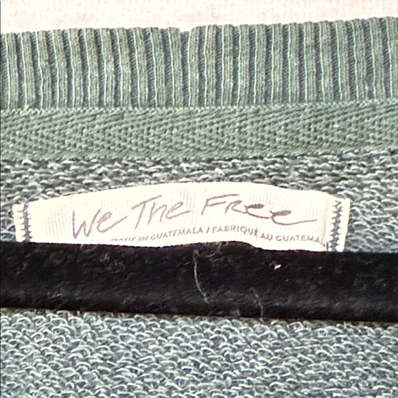 NWOT We the Free Green Camden Sweatshirt size large - Picture 14 of 14